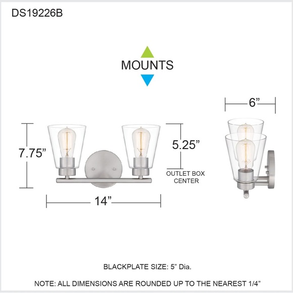 Ashley Harbour Vanity Light (NIB) - Picture 4 of 5